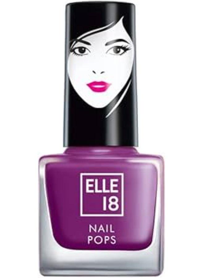 Elle 18 Nail Pops 182 5Ml & Elle18 Matte, Glossy Finish Nail Pops Color 161, 161, 5 Ml & Elle18 Nail Pops Nail Color 162, Matte & Glossy Finish, 5Ml - Image 2